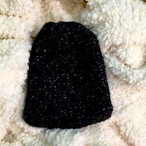 Black sparkly hat